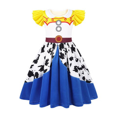 Toy Story Kids Cosplay Dress, Woody Jessie Buzz Lightyear Girls Halloween Costume