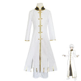 Re:Zero Regulus Corneas Cosplay Costume, White Priest Robe Halloween Outfit Custom