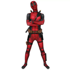 Deadpool Wade Wilson Cosplay Bodysuit, Custom Costume for Halloween & Comic Con