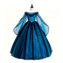 Frankenstein Elizabeth Cosplay Blue Dress For Halloween Stage Show