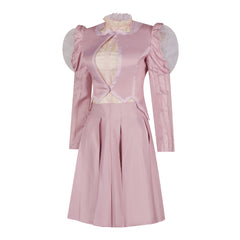 Wicked Glinda Cosplay Costume – Movie-Accurate Elegance - Halloweez