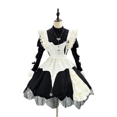 Dark Gothic Maid Cosplay Costume, Custom Made for Halloween & Conventions