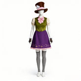 Alice in Wonderland Mad Hatter Cosplay Costume,Custom‑Made for Halloween & Comic Con
