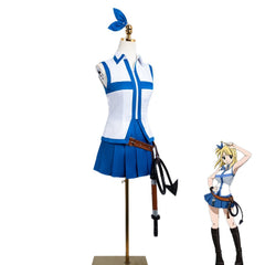 Fairy Tail Lucy Heartfilia Cos Costume Custom, Halloween Stage Outfit