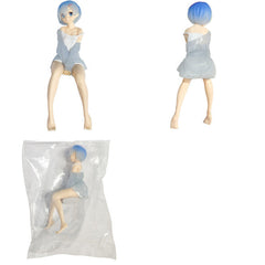 Halloweez Re:Zero Rem Pajamas Figure - Cute Anime Girl Car Ornament for Christmas - Halloweez