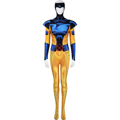 X-Men 97 Jean Grey Phoenix Cosplay Costume Women Tight Bodysuit Full Set - Halloweez