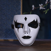 Hand Painted Hip Hop Ghost Mask Cos Prop For Halloween Party