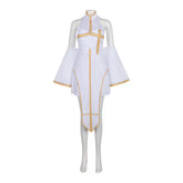 I’m a Demon Cecilia Cosplay, Custom White Long Dress for Halloween & Comic Con