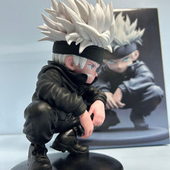 Halloweez Jujutsu Kaisen Gojo Satoru & Ryomen Sukuna Q Version PVC Figure - Anime Collectible Toy - Halloweez