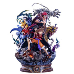 Halloweez One Piece Action Figures - Luffy, Trafalgar D. Water Law, Eustass Kid PVC Collectible Models - Halloweez