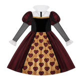 Alice in Wonderland Queen of Hearts Cos Dress Custom for Halloween & Con