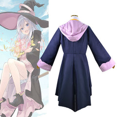 Elaina Cosplay Costume Wandering Witch: The Journey of Elaina Witch Outfit Full Set for Anime Halloween Comic Con - Halloweez
