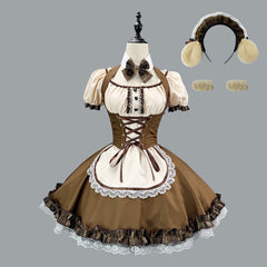 Japanese Shiba Inu Maid Cosplay Costume, Custom Made for Halloween & Comic Con