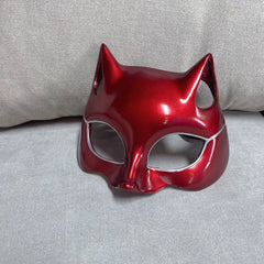 Ann Takamaki Persona 5 Cat‑Half Mask Cosplay Prop,Custom for Halloween Comic‑Con