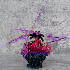 Halloweez Roronoa Zoro Anime Figure - Three Heads Six Arms Shura PVC Action Model Toy - Halloweez