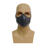 Dune Warrior Half Face Hollow Mask Cos Prop For Halloween & Comic Con