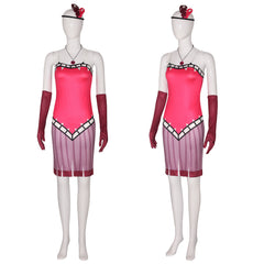 Hazbin Hotel Mimzy Cosplay Dress Sinner Demon Club Owner Outfit