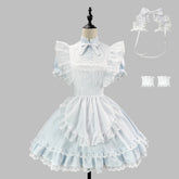 Alice Blue Maid Cosplay Costume, Custom Made for Halloween & Comic Con