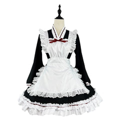 Japanese Cute Lolita Maid Cosplay Costume, Custom Plus Size Available