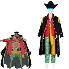 One Piece Marshall D. Teach Blackbeard Cosplay Costume Custom‑Made for Halloween Comic‑Con