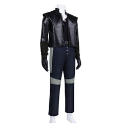 The Witcher 4 Geralt of Rivia Cosplay Outfit White Wolf Medieval Leather Full Suit Halloween - Halloweez