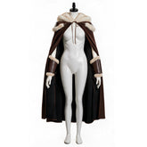 Viking Barbarian Faux Fur Cape Unisex Cosplay Cloak For Halloween