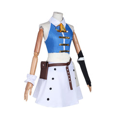 Fairy Tail Lucy Cosplay Costume Custom, Halloween Roleplay Outfit