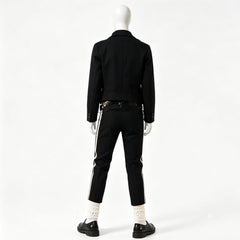 Michael Jackson Bad Tour Cos Costume Custom, Punk Stage Halloween Outfit