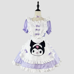 Kuromi Maid Cosplay Costume,Custom Size for Halloween Comic‑Con