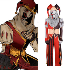 Puppet Kingdom Jestyn Cos Costume Custom, Joker Puppet Halloween Stage Outfit