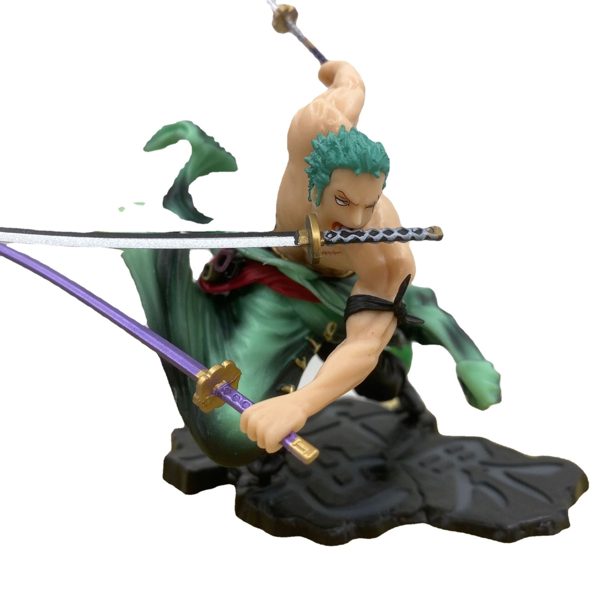 Halloweez Roronoa Zoro Action Figure - Shura Mode with Nine Blades PVC Anime Collectible - Halloweez