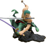 Halloweez Roronoa Zoro Action Figure - Shura Mode with Nine Blades PVC Anime Collectible - Halloweez