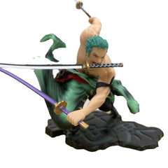 Halloweez Roronoa Zoro Action Figure - Shura Mode with Nine Blades PVC Anime Collectible - Halloweez