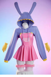 The Amazing Digital Circus Jax Fan‑Art Cosplay Costume Custom‑Made for Halloween Comic‑Con