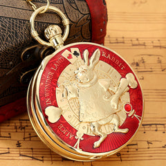 Alice in Wonderland Mr.Rabbit Musical Pocket Watch Custom Prop for Cosplay & Halloween