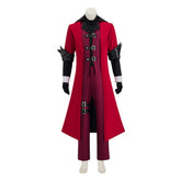 Devil May Cry Anime Dante Red Trench Coat Cosplay Costume, Custom Halloween Outfit