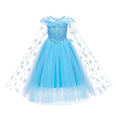 Disney Frozen Elsa Girls Dress Custom Cosplay Costume for Halloween & Party