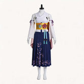 Final Fantasy X Yuna Cosplay Costume,Custom‑Made for Halloween & Comic Con