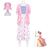 Toy Story Bo Peep Cosplay Dress, Movie Character Custom Halloween Outfit