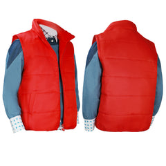 Back to the Future Marty Cosplay Costume, Custom Movie Outfit for Halloween & Comic Con