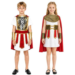 Kids Roman Warrior Cosplay Costume, Custom Outfit for Halloween & Theme Party