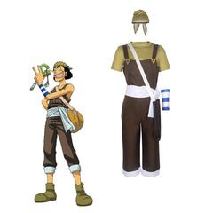 One Piece Usopp Cosplay Costume, Custom, Halloween & Comic Con Outfit - Halloweez