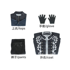 Devil May Cry 5 Vergil Cosplay Costume Full Set Outfit - Halloweez