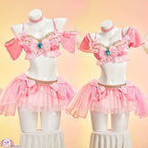 Cardcaptor Sakura Cosplay, Custom Peach Idol Skirt Outfit for Concert & Comic Con