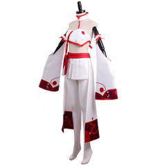 Final Fantasy XIV White Purple Water Healer Cosplay Custom Party Outfit
