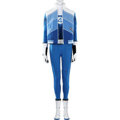 Fantastic Four Invisible Woman Cosplay Costume Full Set for Halloween