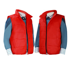 Back to the Future Marty Cosplay Costume, Custom Movie Outfit for Halloween & Comic Con