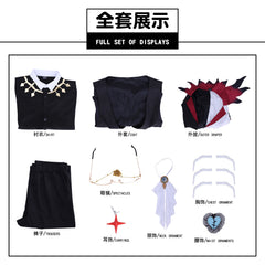 Eggy Party Bloodstained Teacher Liwen Escape Horror Night Cosplay Costume