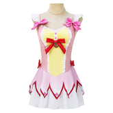 Puella Magi Madoka Magica Kaname Madoka Cosplay Swimsuit Custom‑Made for Halloween Comic‑Con