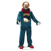 Scary Hollow‑Out Clown Cosplay Costume, Custom Made for Halloween Horror Theme Events